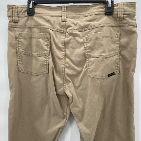 Prana Slim Fit Tan Pants Men's Size 36 - Picture 7 of 10